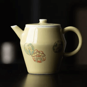 中式功夫茶具-陶瓷茶具-花團錦簇茶壺