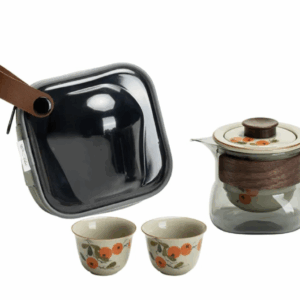 茶具旅行-純手繪柿子如意快客杯